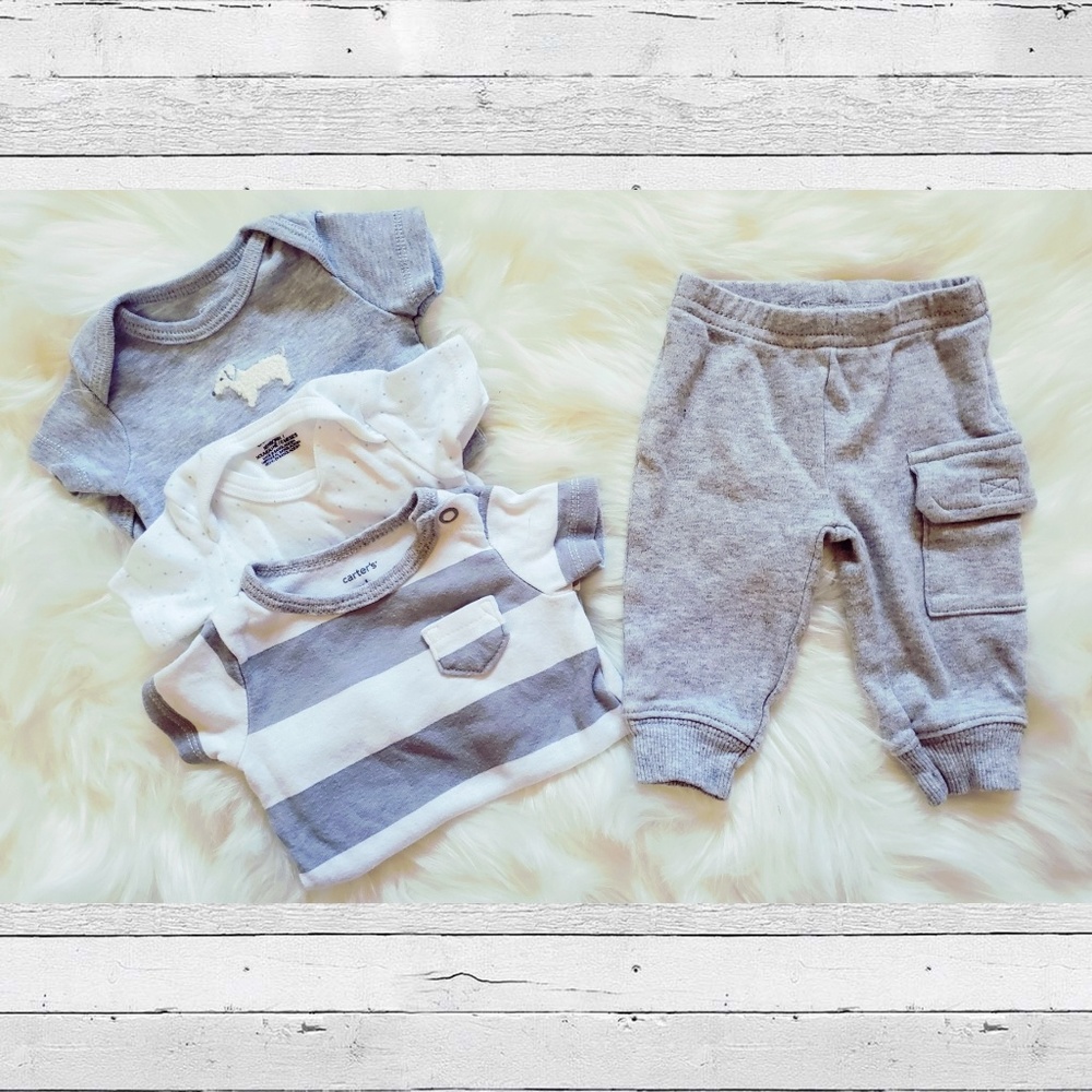 4pc NB Onesie Set